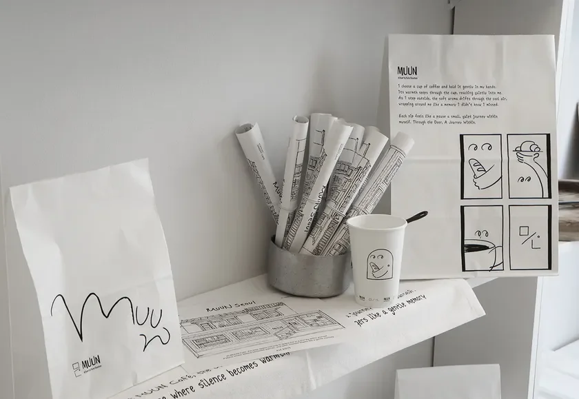 写真映えする持ち帰り袋