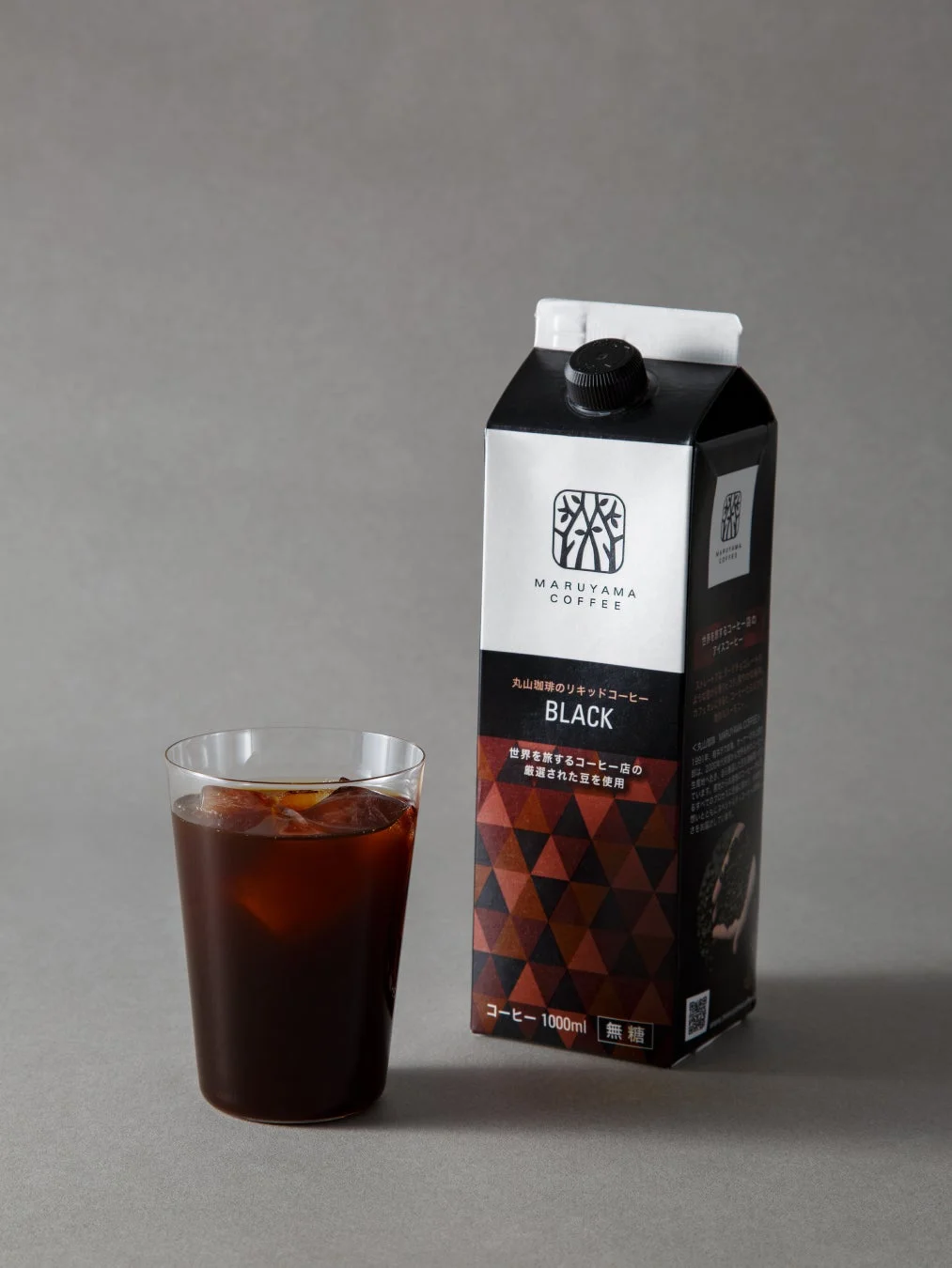 丸山珈琲のリキッドコーヒーBLACK（無糖）パッケージ
