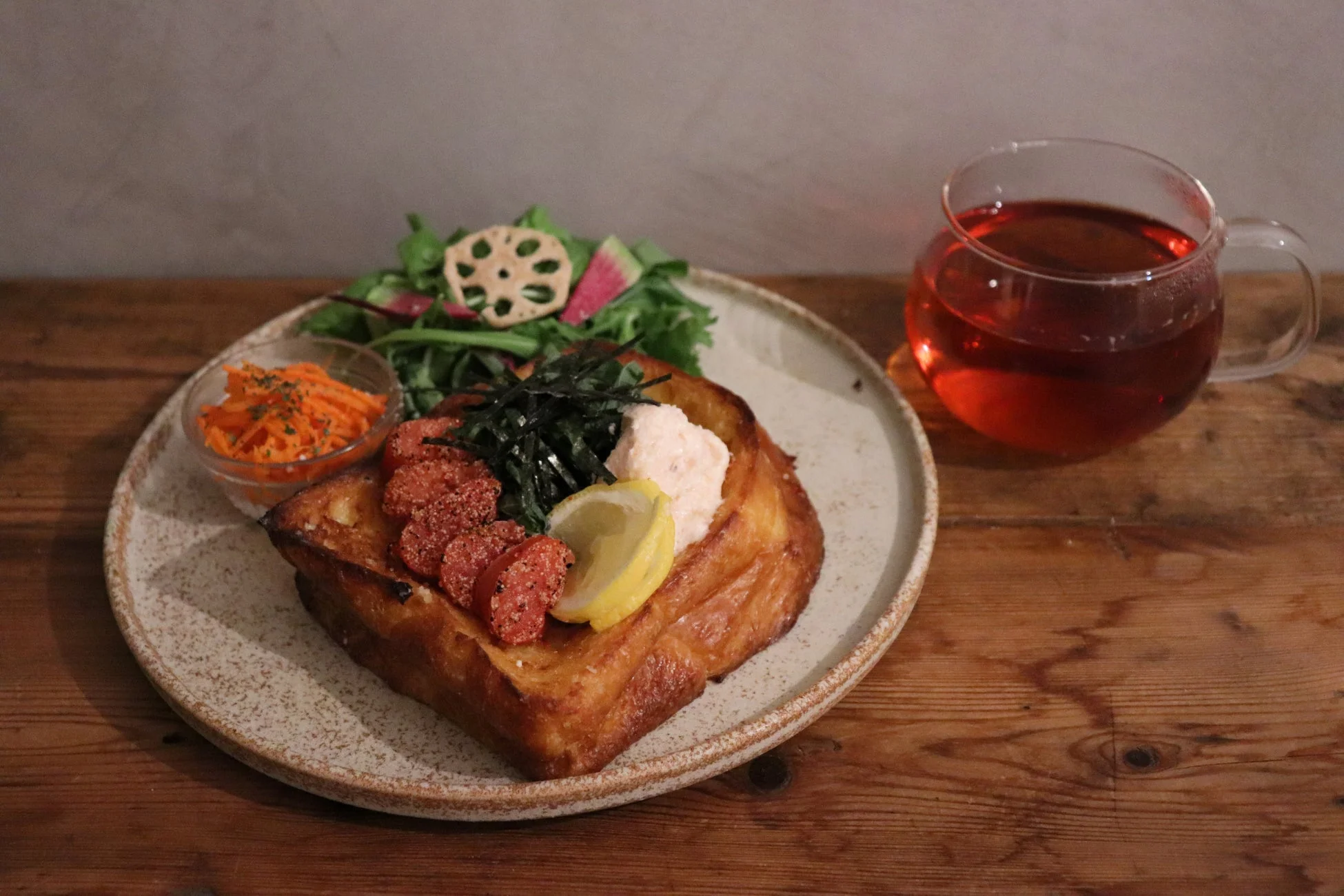 炙り明太子フレンチトースト