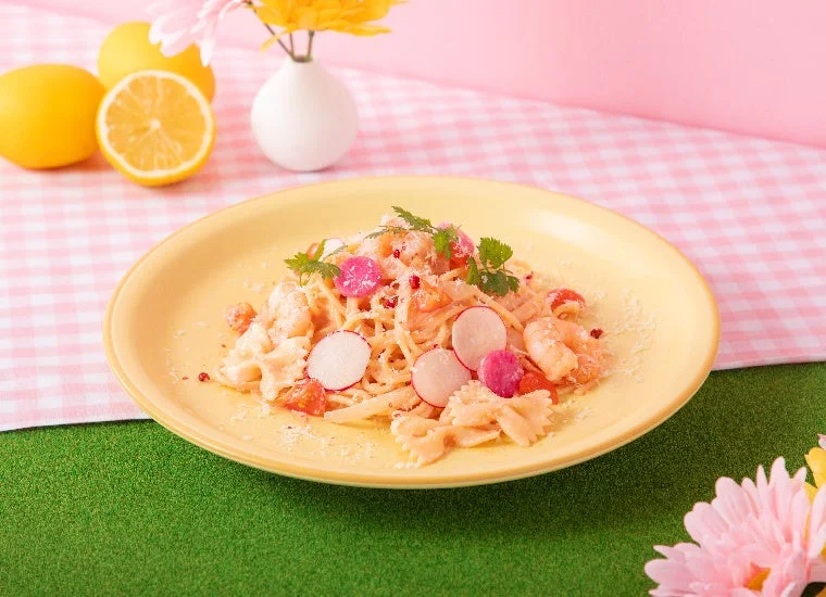 レモンクリームパスタ