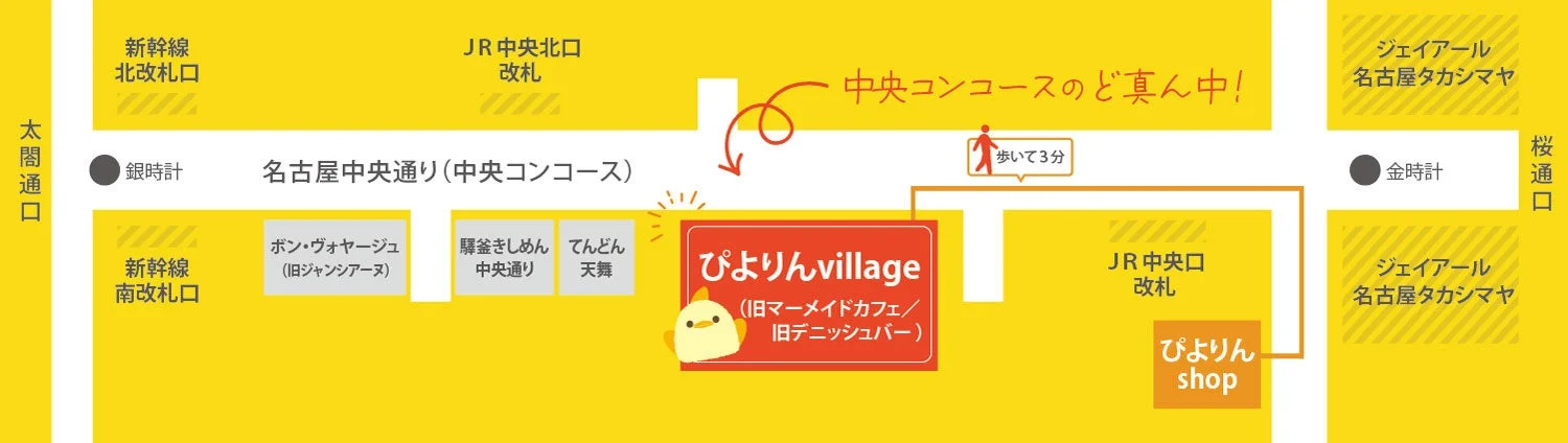 ぴよりん village アクセス