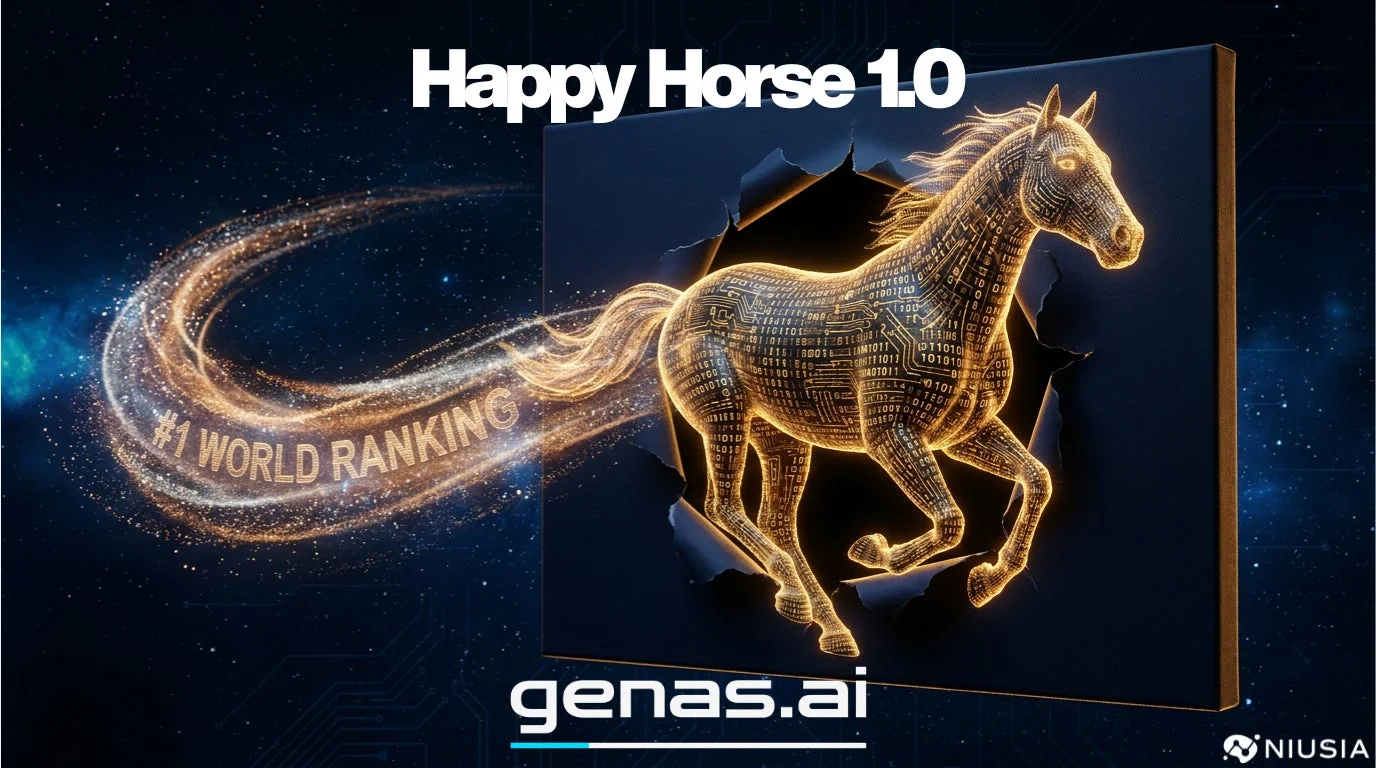Happy Horse 1.0 #1 WORLD RANKING genas.ai NIUSIA