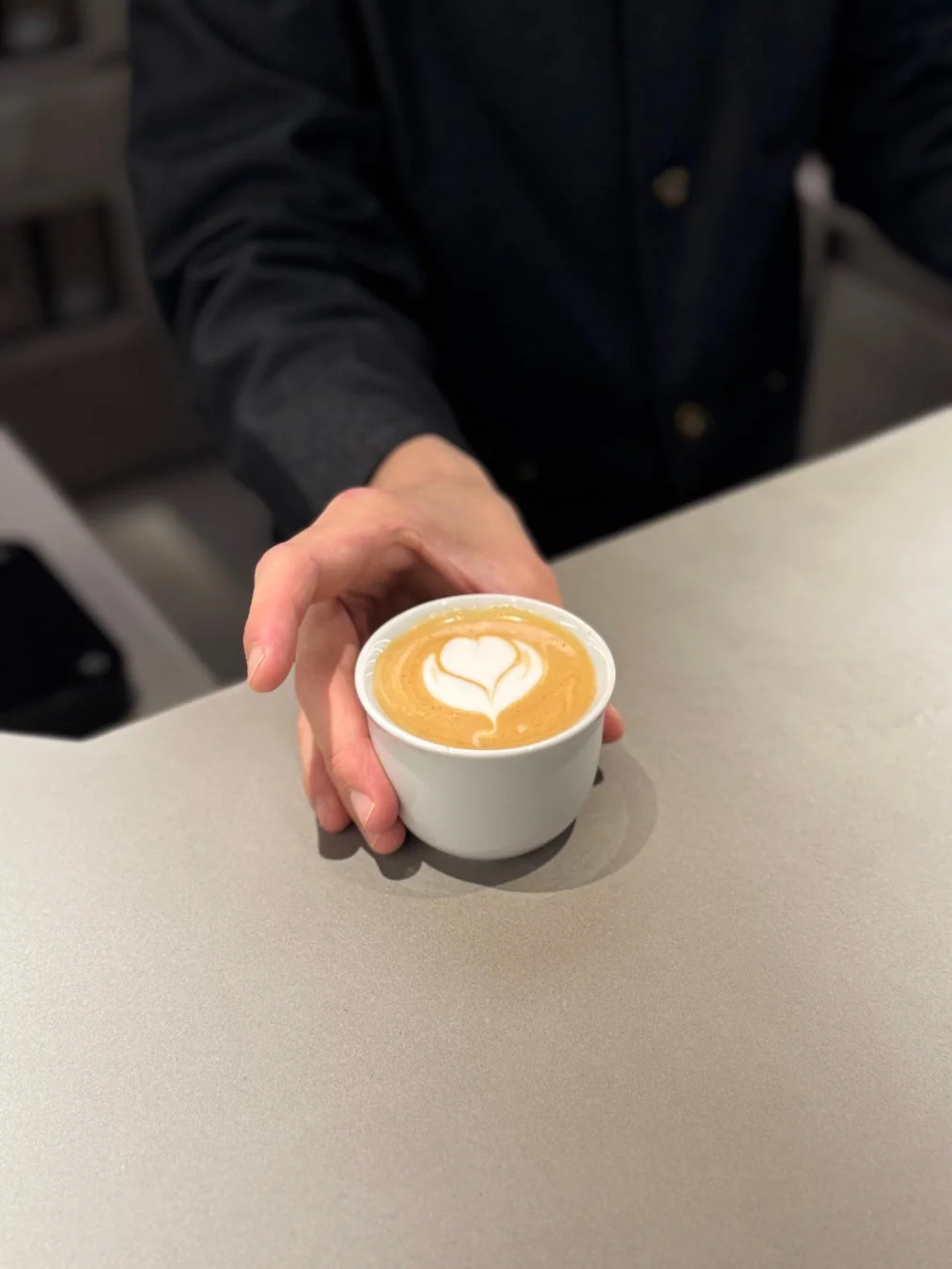 ラテアート提供