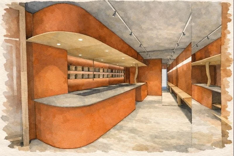 店舗内装パース