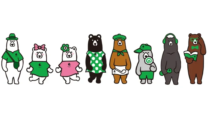 ANAKUMA CAFEの8ひきのスタッフが非日常体験をお届けします