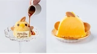 villageぴよりん、ソースがけ