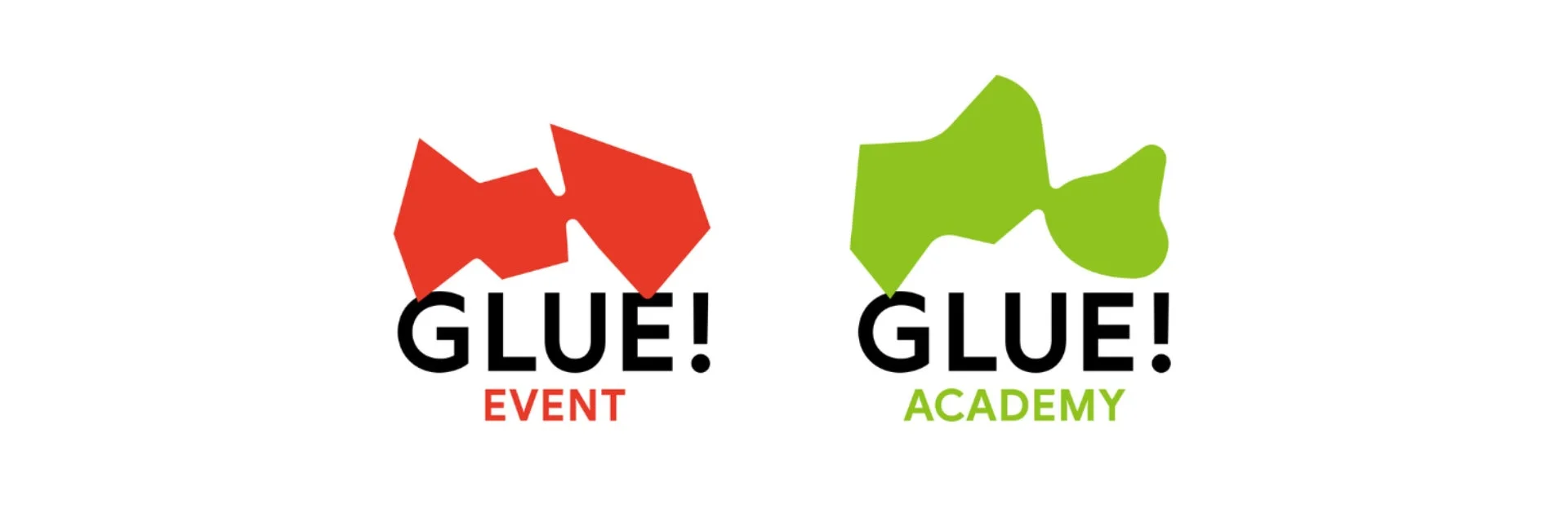 GLUE! EVENTとGLUE! ACADEMYのロゴ