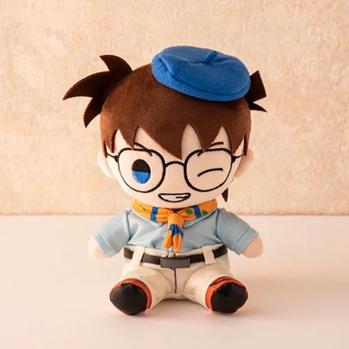 名探偵コナンのキャラクター、江戸川コナンのデフォルメされたぬいぐるみ