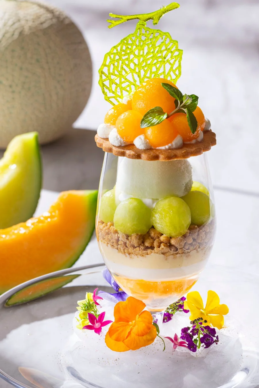 クイーン・アリスのメロンパフェ