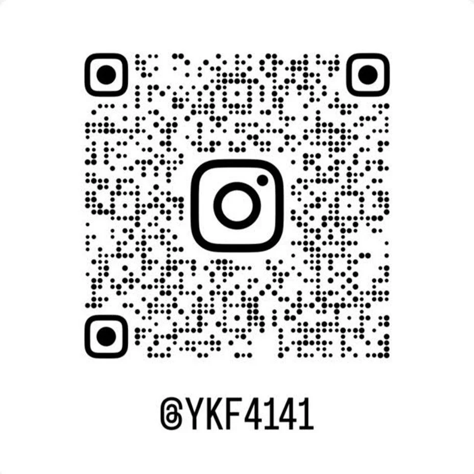 Instagramのプロフィール「@YKF4141」にアクセスするためのQRコードです。