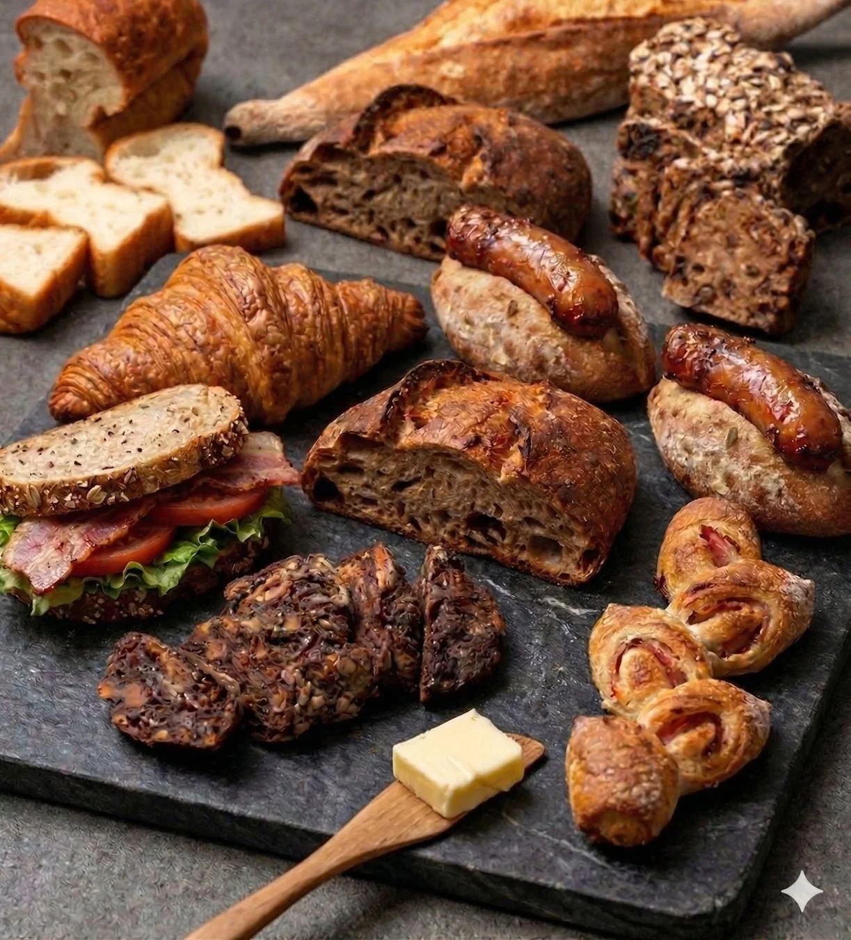 パンの盛り合わせ