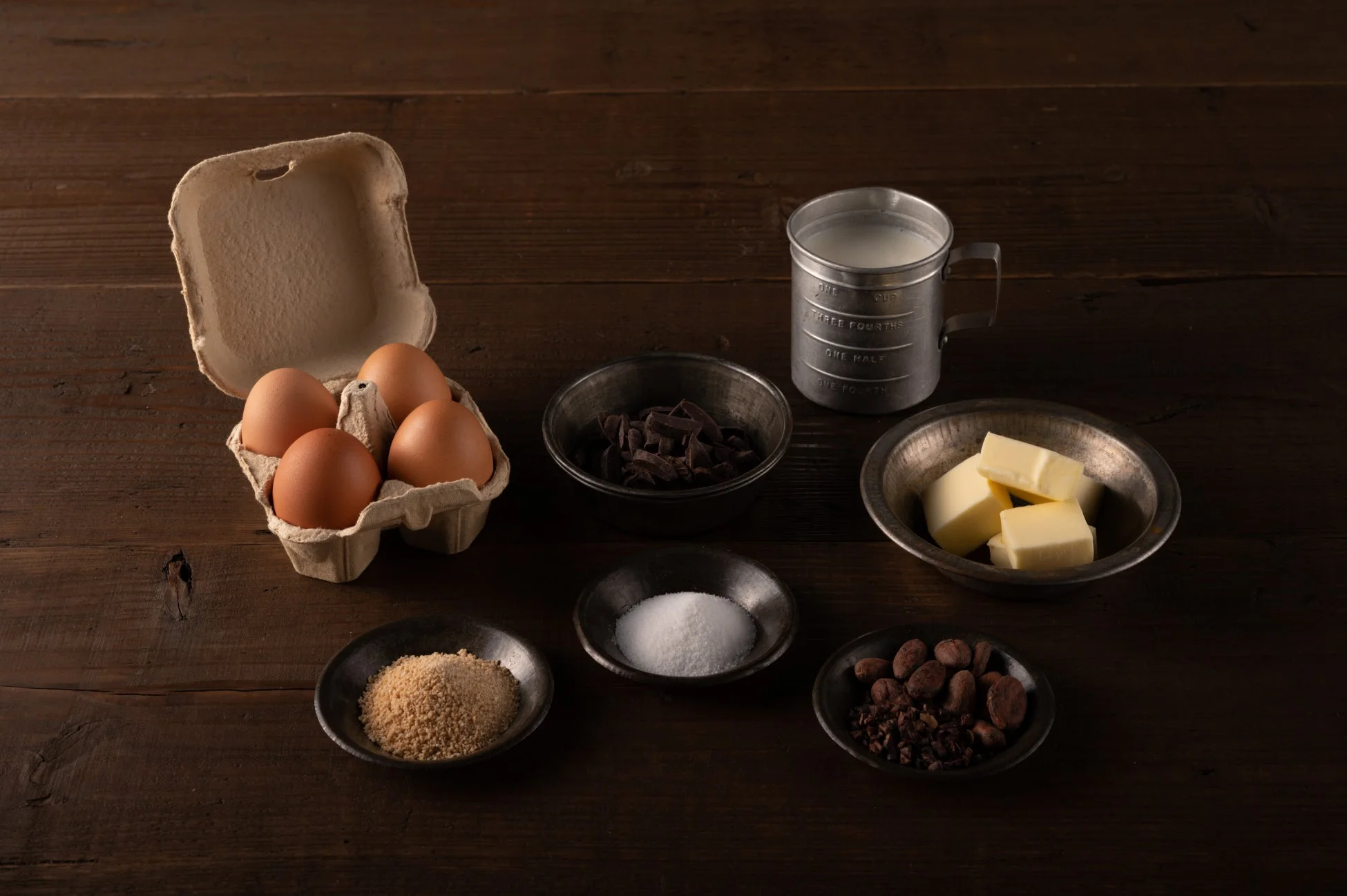 ガトーショコラの材料