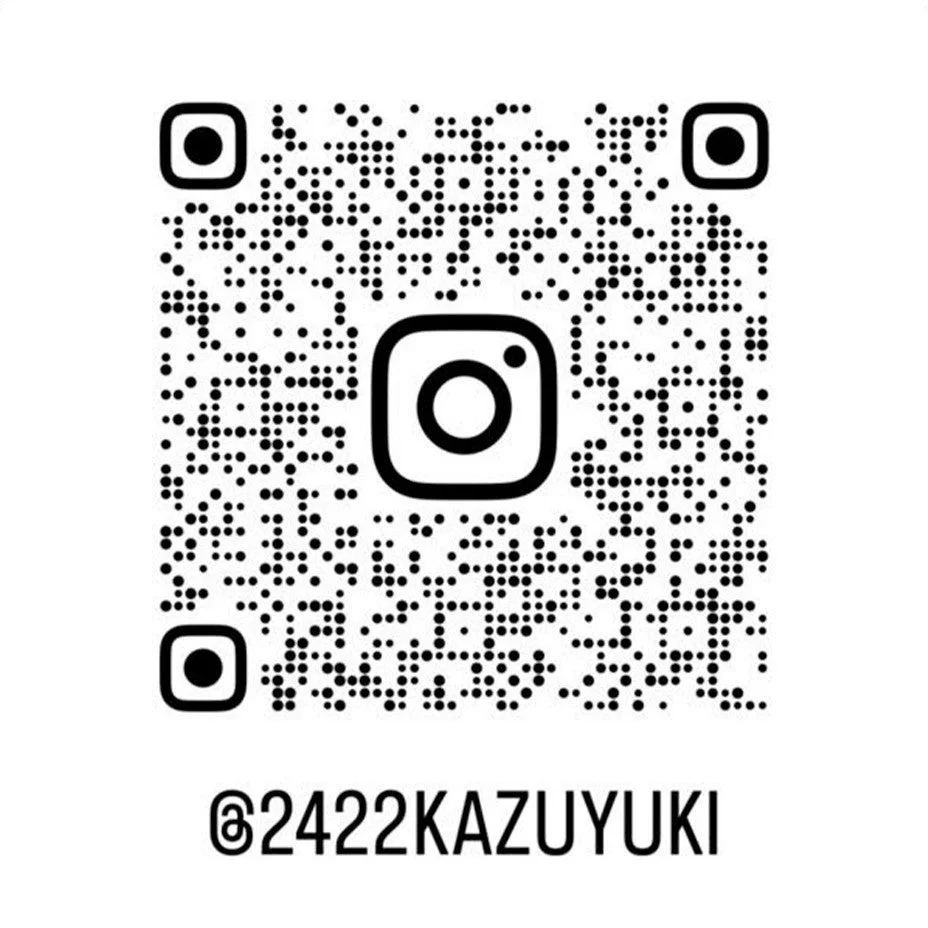 Instagramアカウント「@2422KAZUYUKI」へアクセスするためのQRコードです。