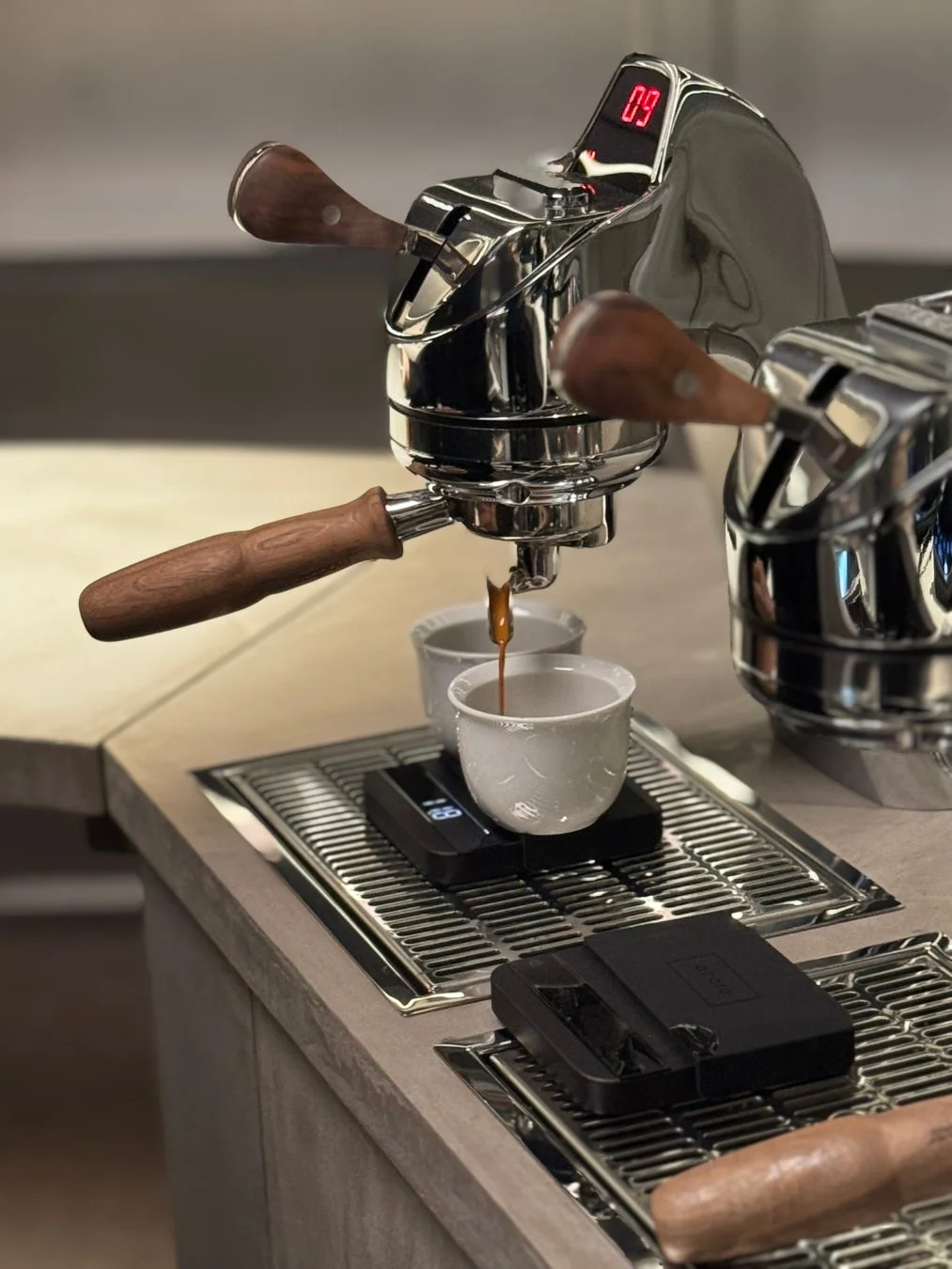 エスプレッソ抽出