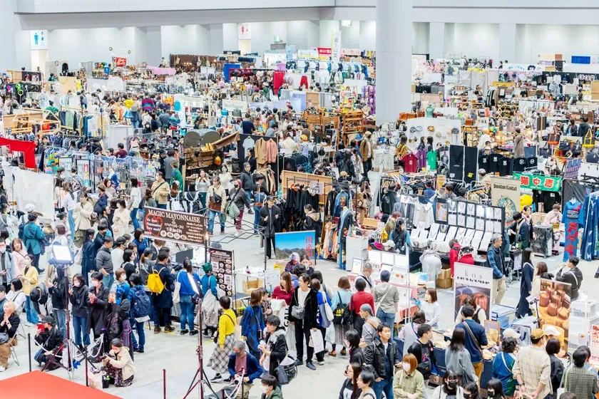 明るいブースエリア