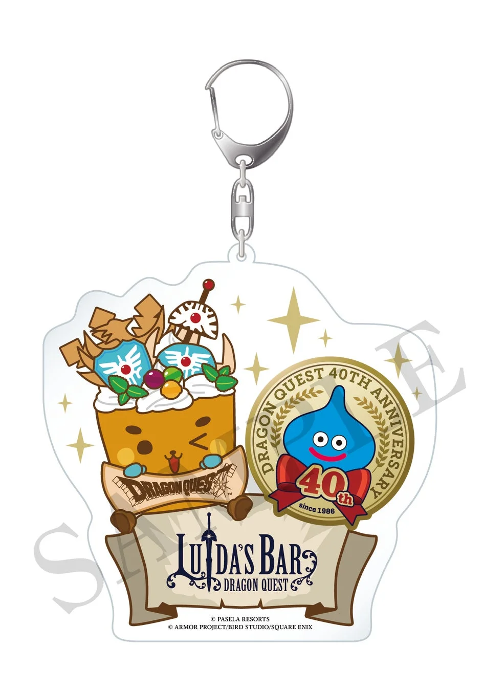 ドラゴンクエスト40周年オリジナルアクリルコースター