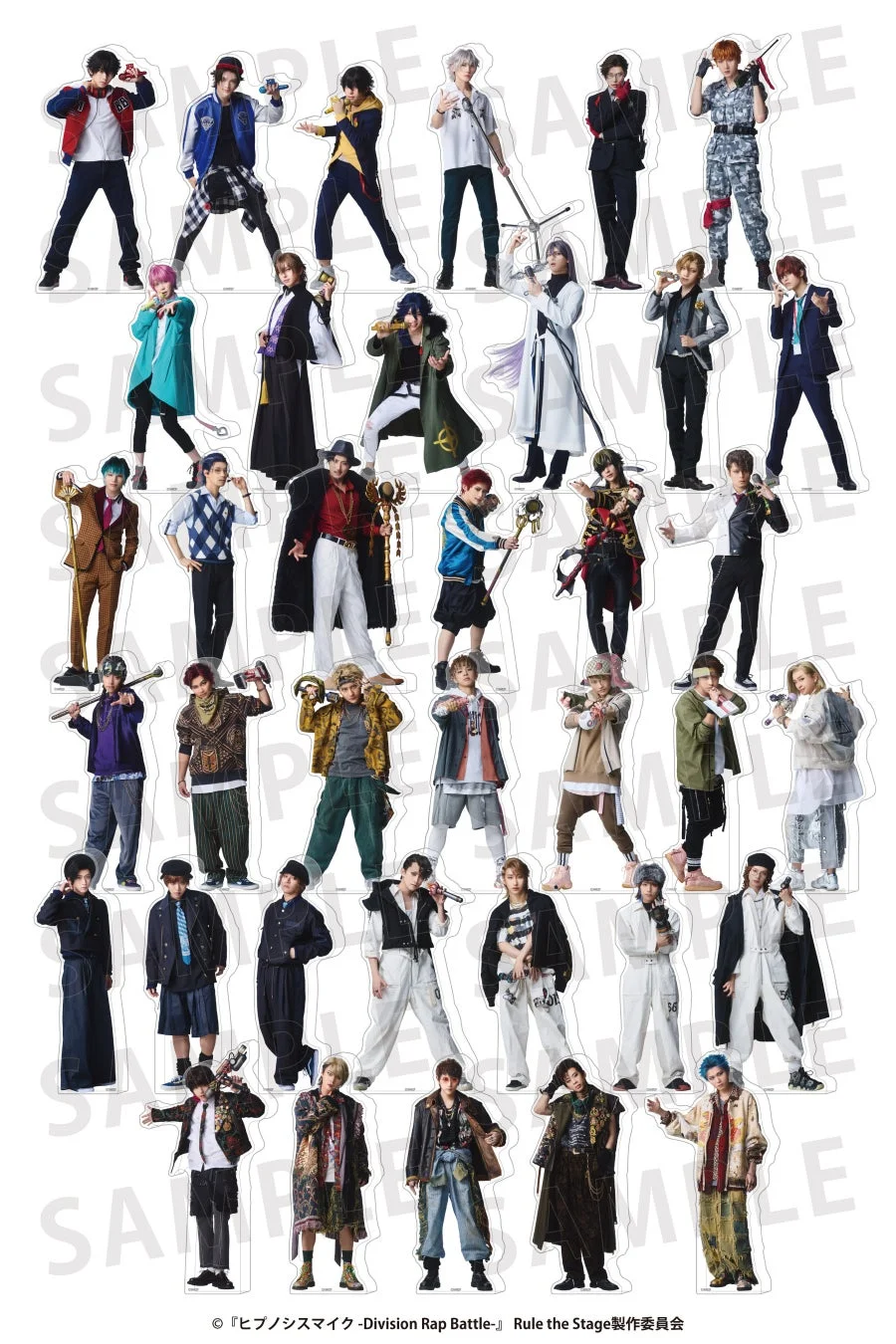 アクリルフィギュアのサンプル画像