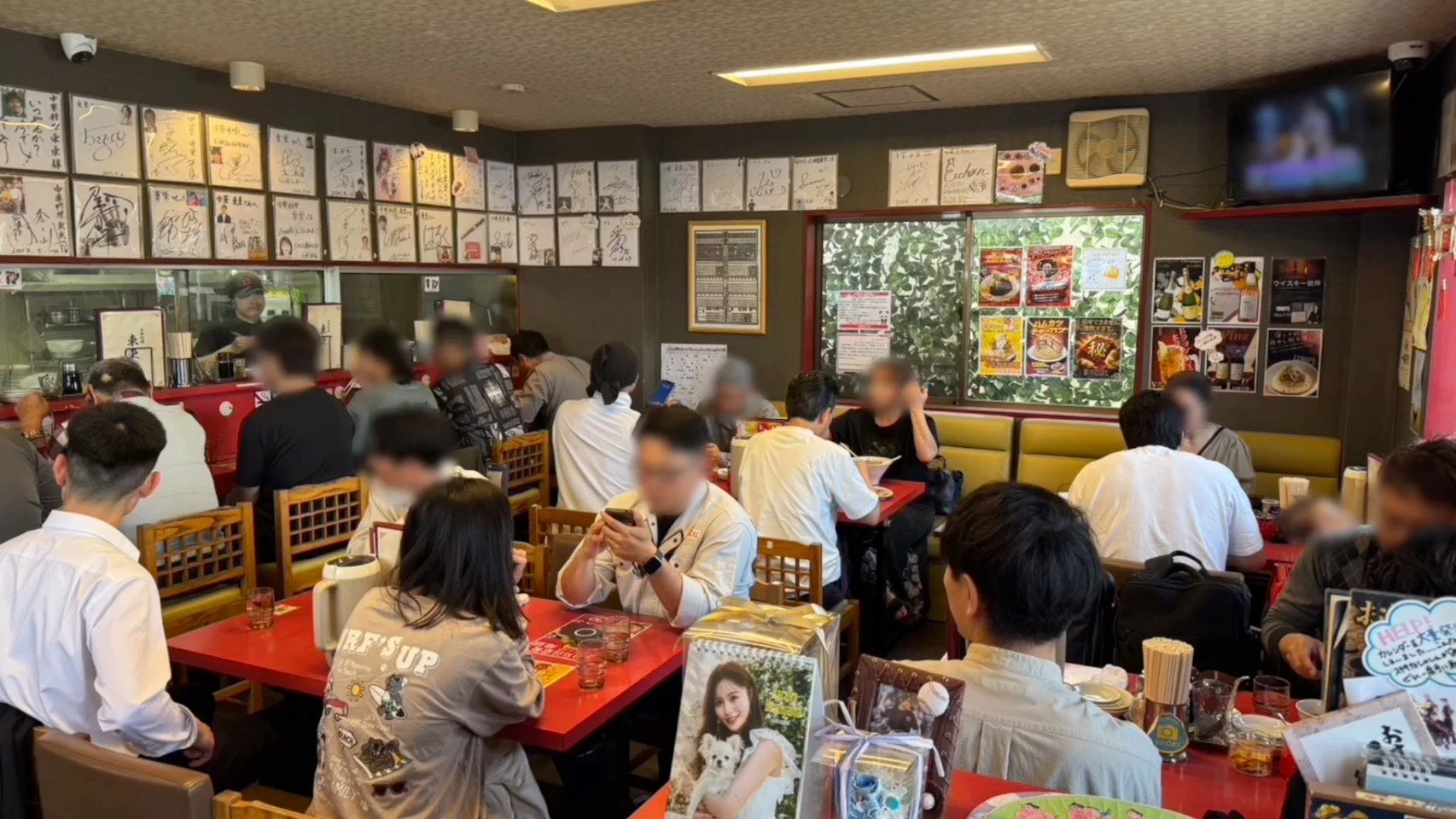 ラーメン店内の様子