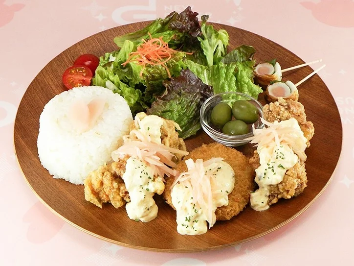 岩下の新生姜タルタルソースたっぷりプレート