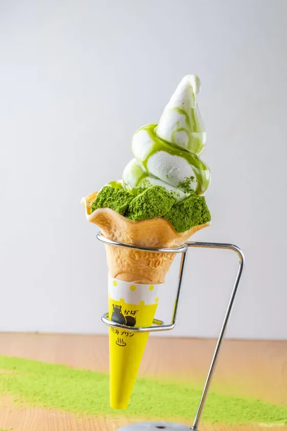 抹茶わらび餅ソフト