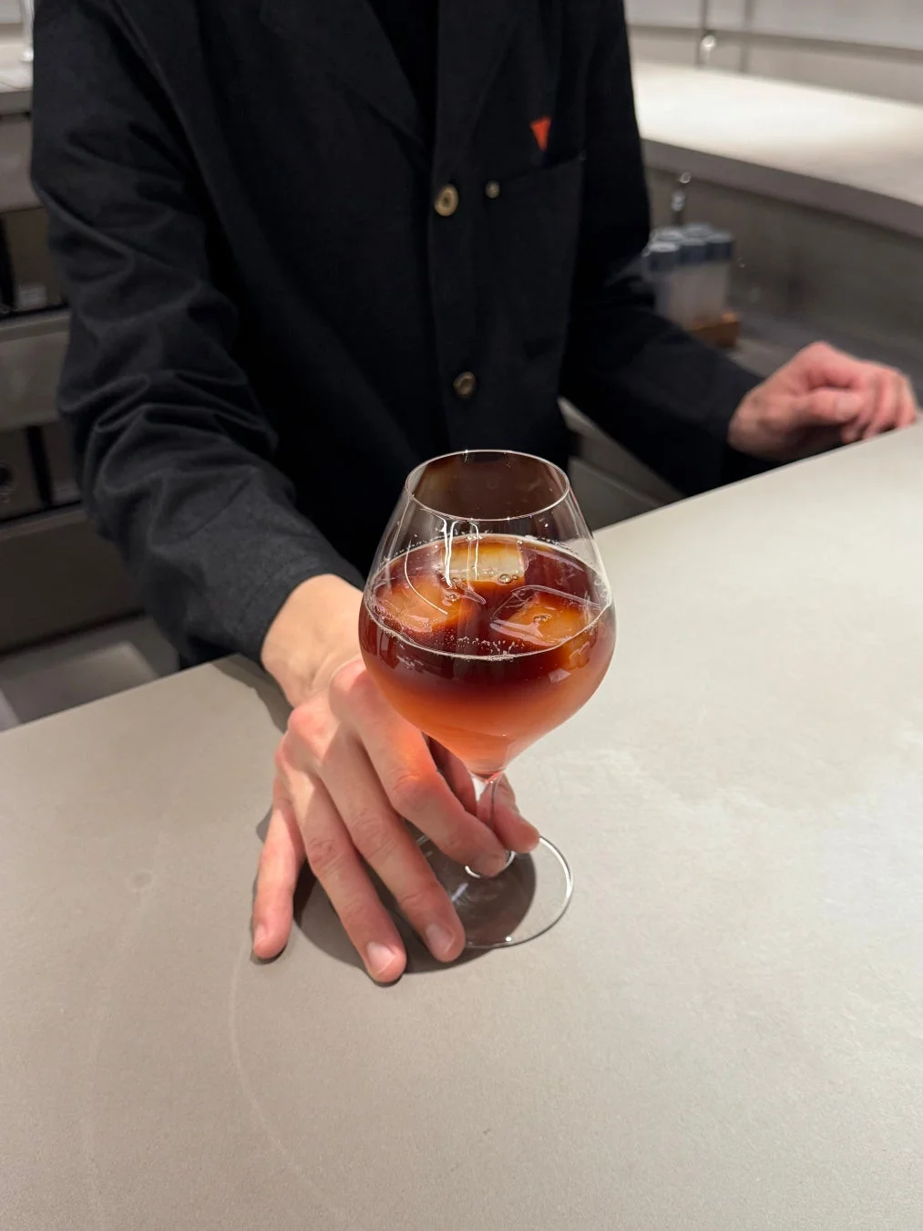 コールドブリューモクテル提供