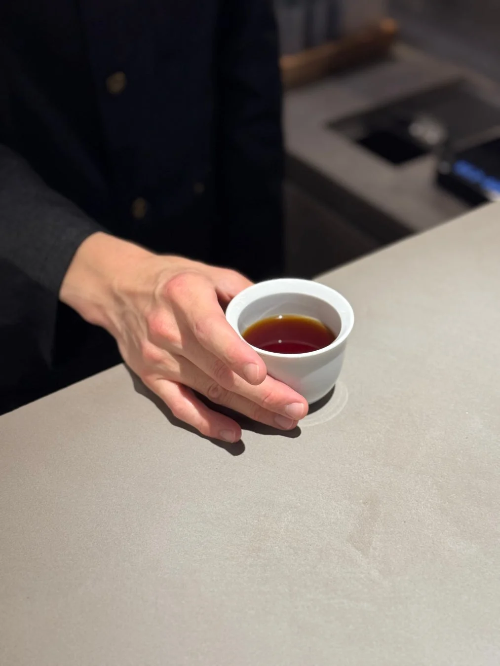 ドリップコーヒー提供