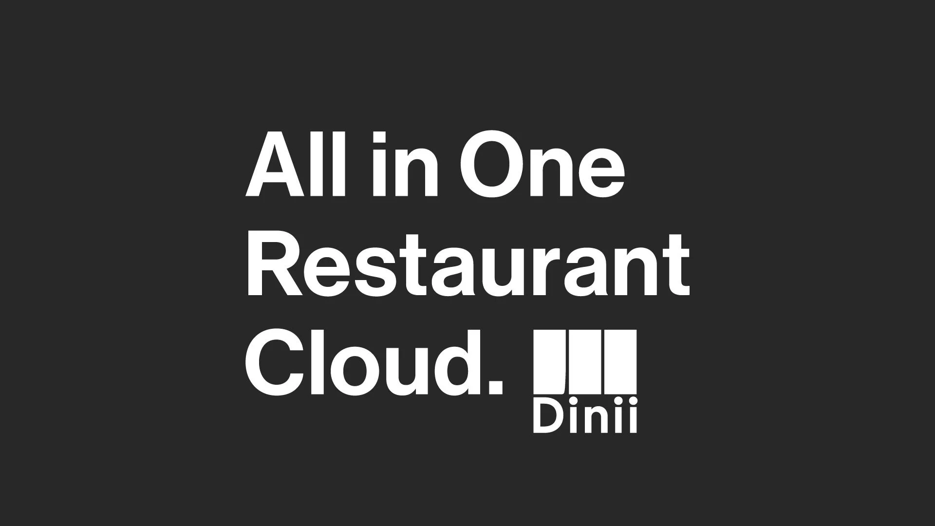 Dinii All in One Restaurant Cloud ロゴ