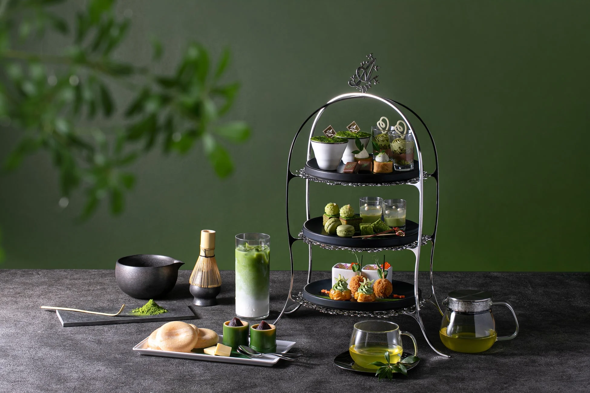 抹茶アフタヌーンティーセット