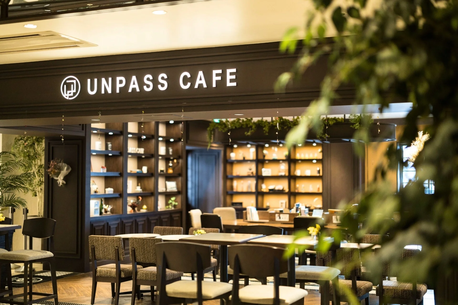UNPASS CAFEの店内