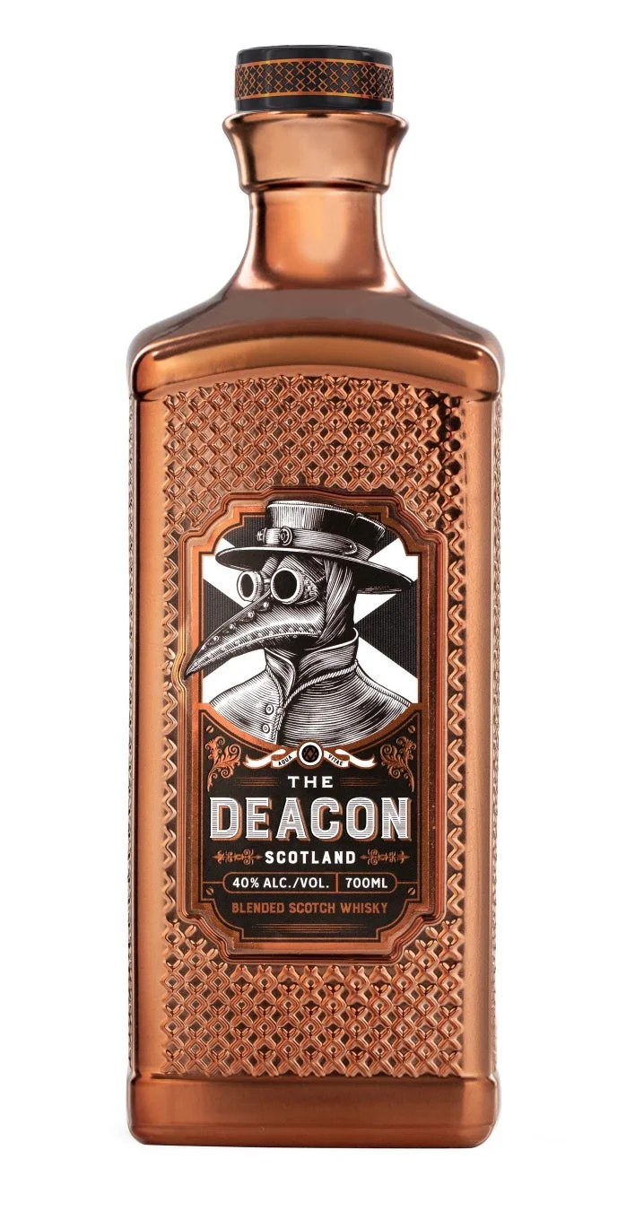 ザ・ディーコンの銅色のボトル