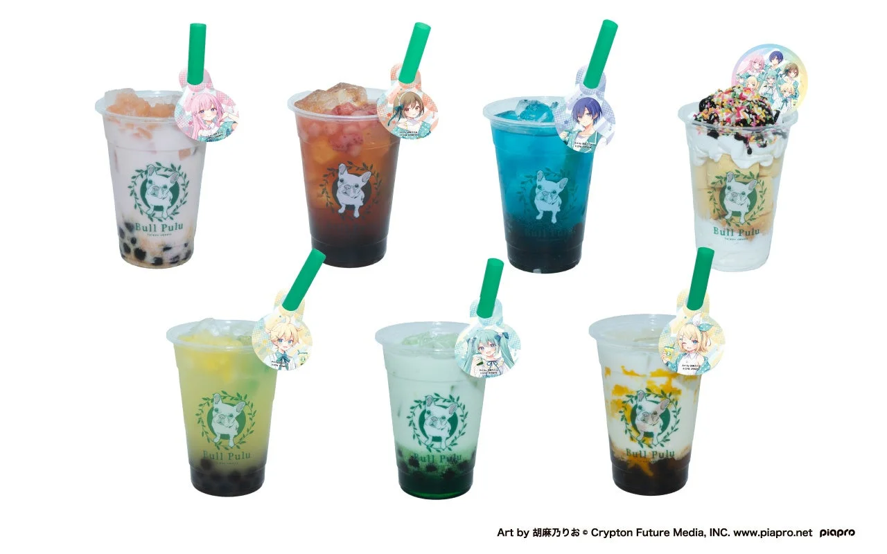 ドリンクとカステラの集合写真