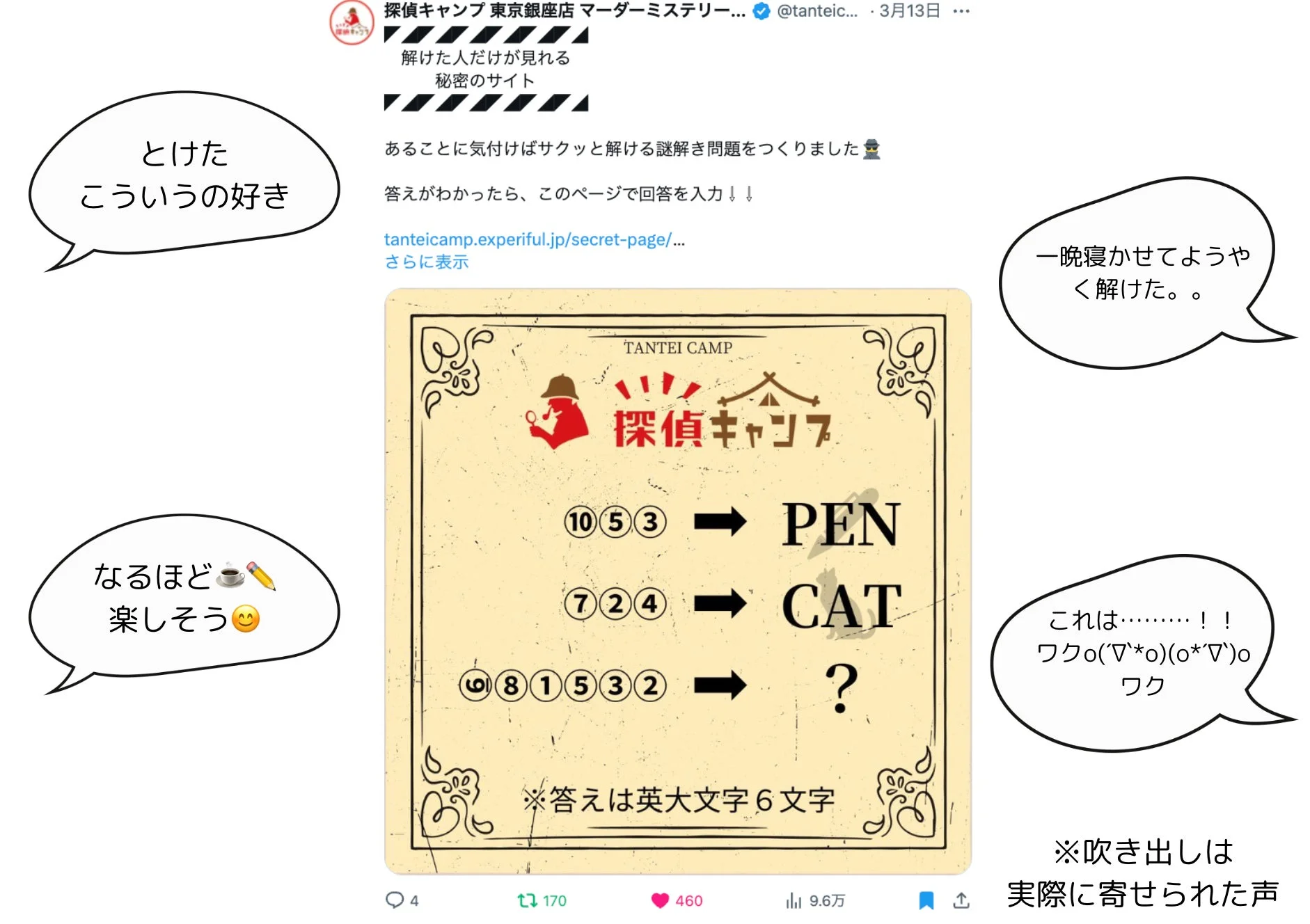Xの投稿画面