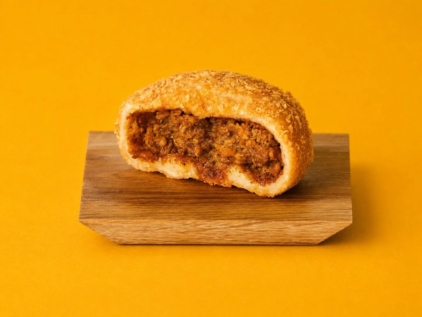 インドカレーパンの断面