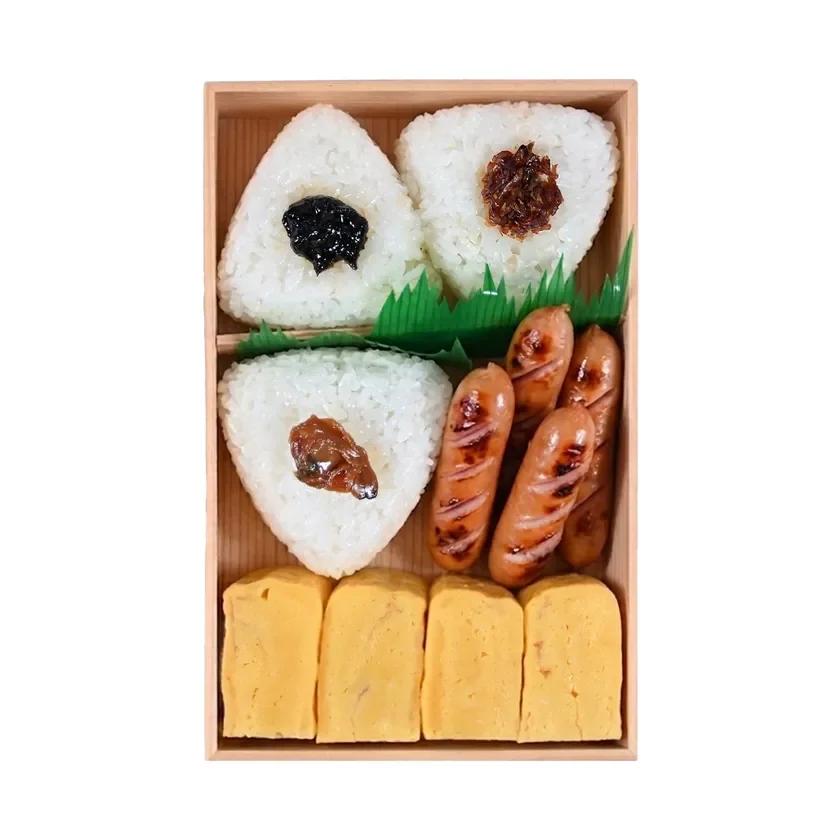 まるべる食堂の佃煮おにぎり弁当