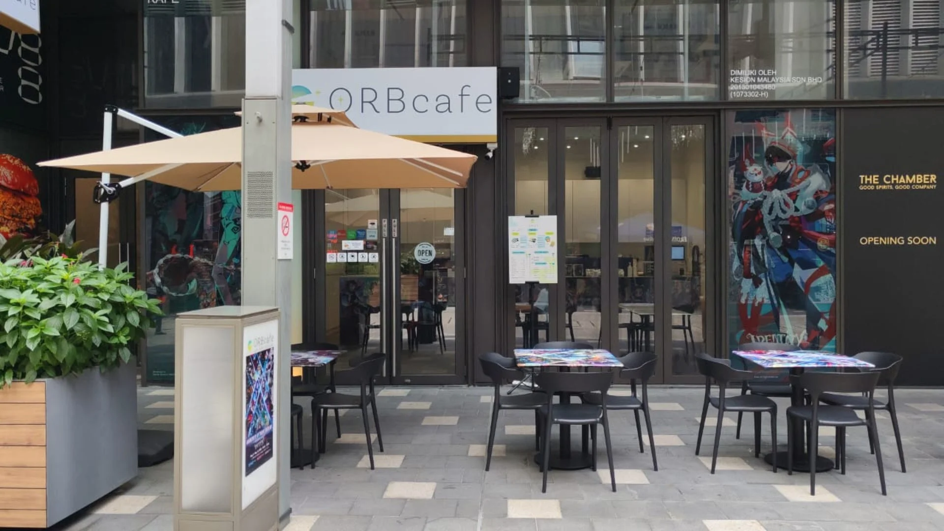 ORBcafe Malaysia 外観