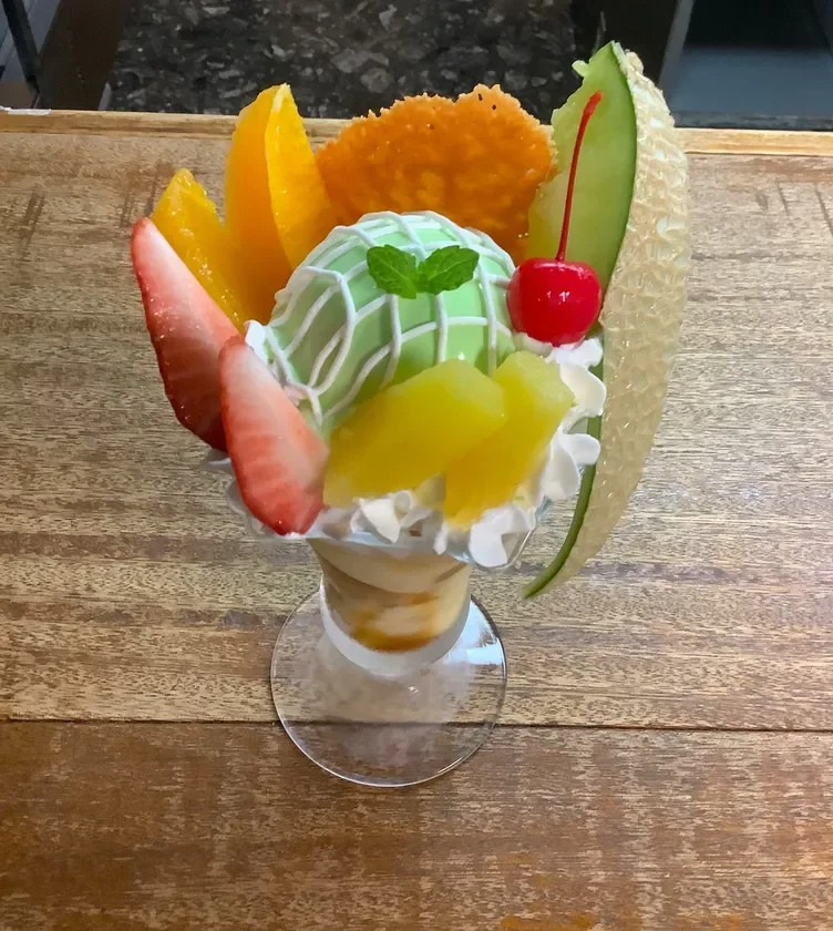 喫茶 ブリッヂのメロン ア・ラ・モード