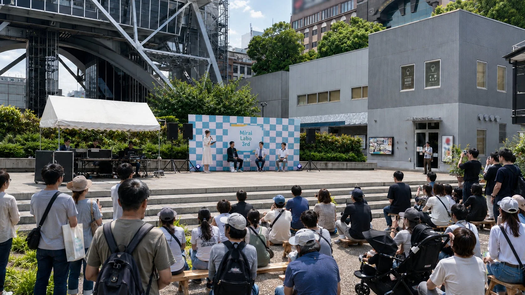 ステージエリアの様子