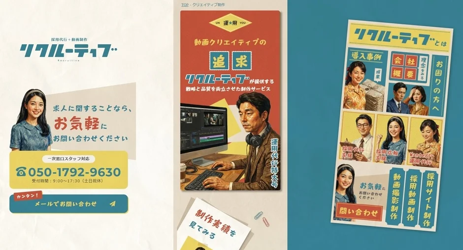 リクルーティブのサービス紹介