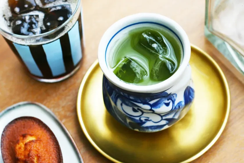 抹茶とアイスコーヒー