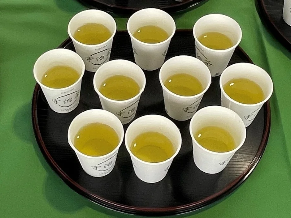 宇治茶の試飲イベントの様子