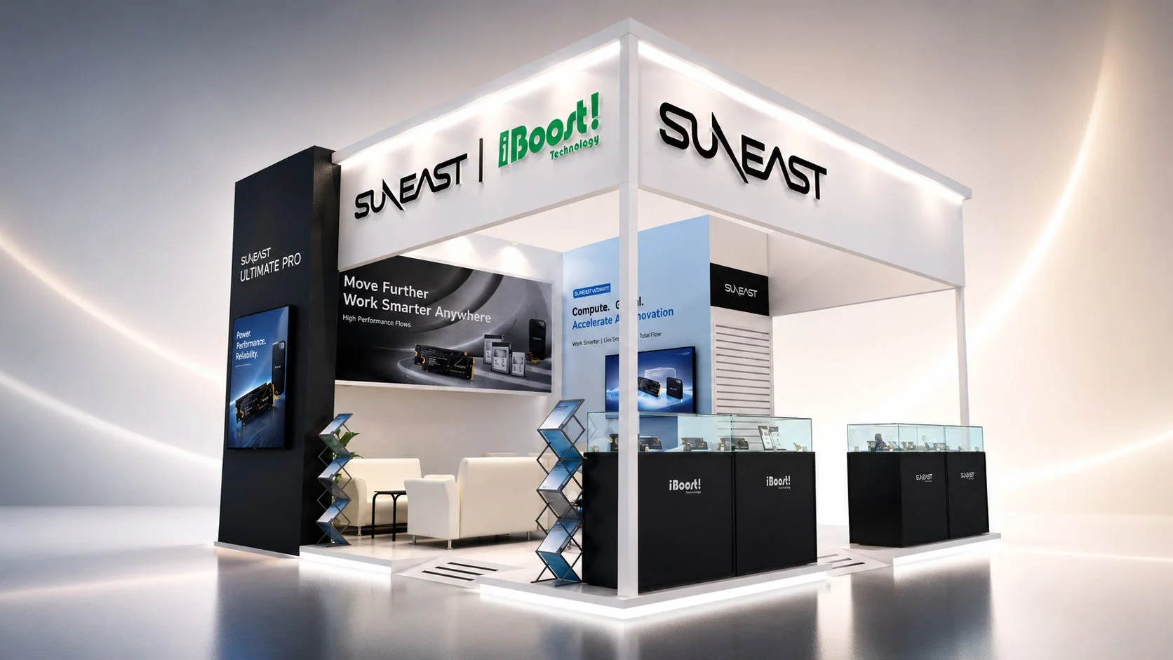 SUNEASTの展示ブースイメージ