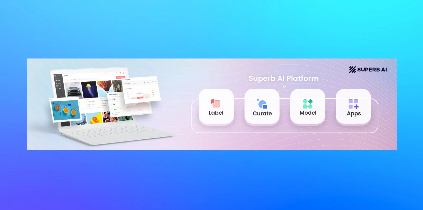 Superb AIプラットフォームの概要を示した画像