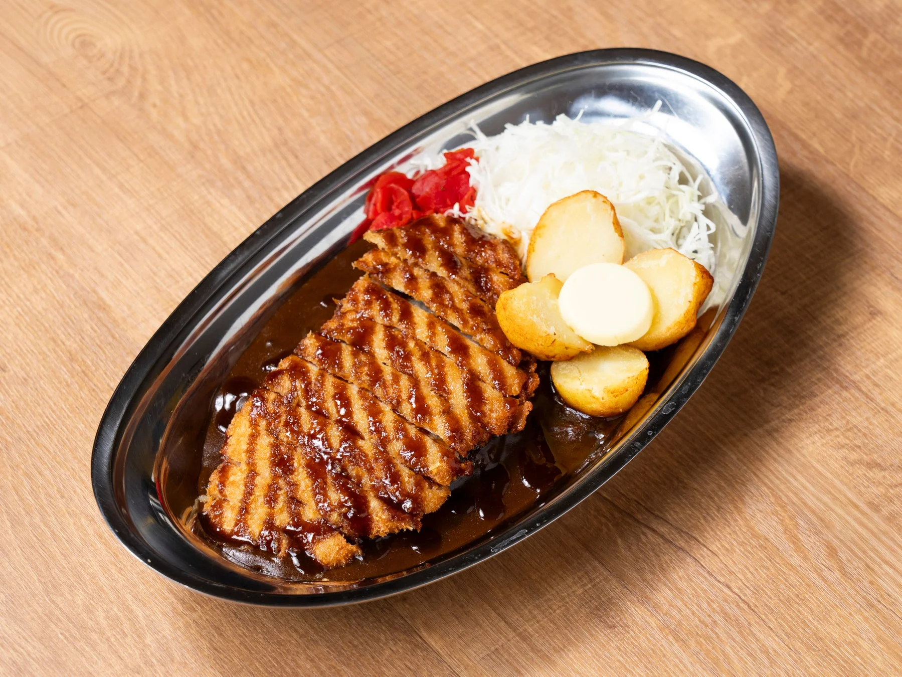 じゃがバターカツカレー