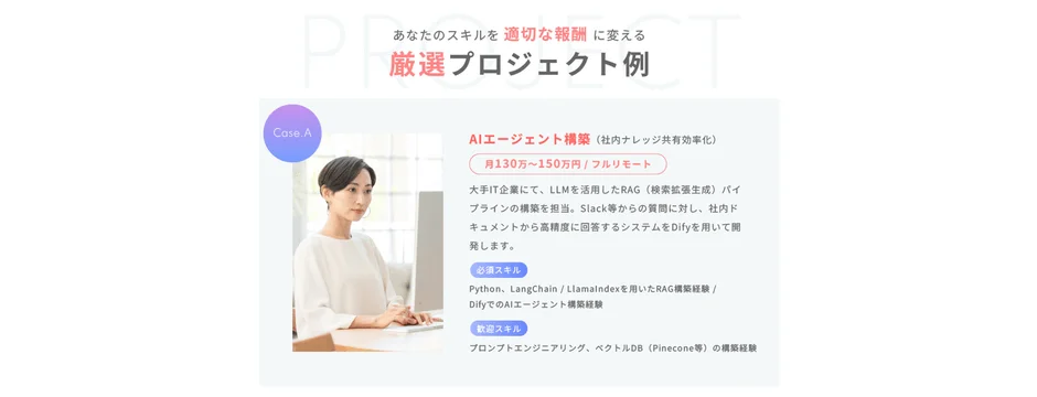 AIエージェント構築プロジェクト例