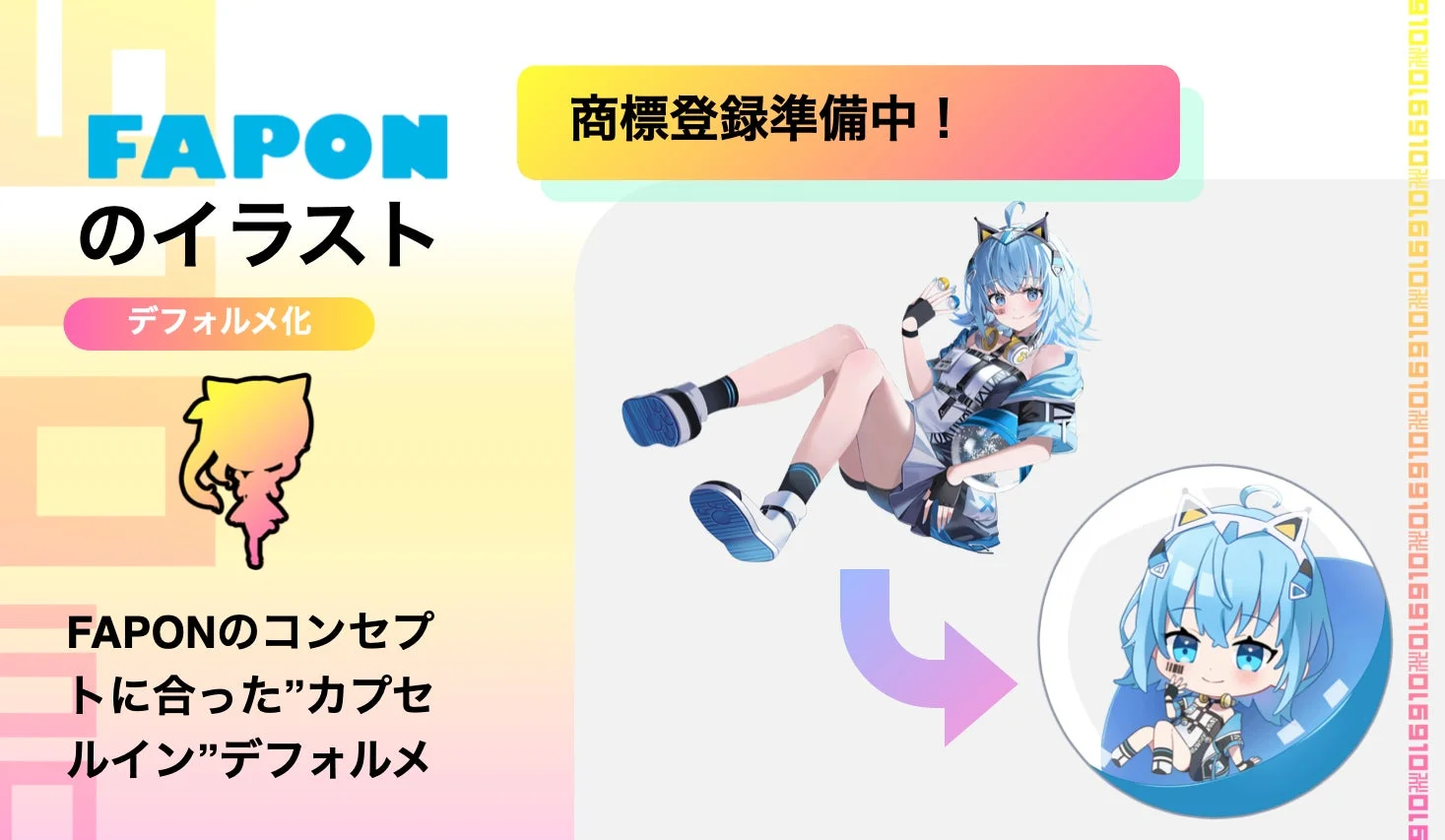 カプセルインデフォルメイラスト