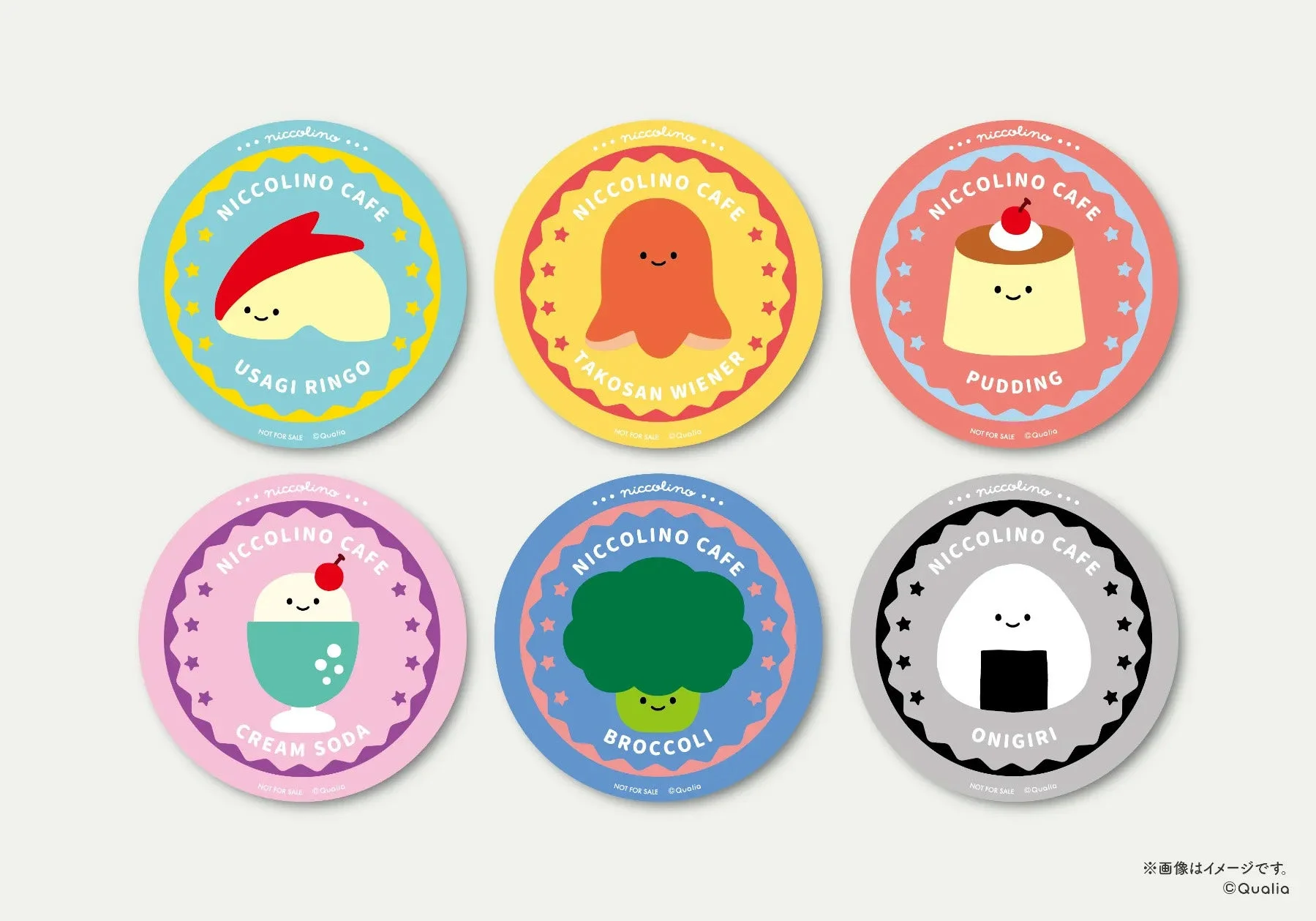 コラボカフェのオリジナルコースター