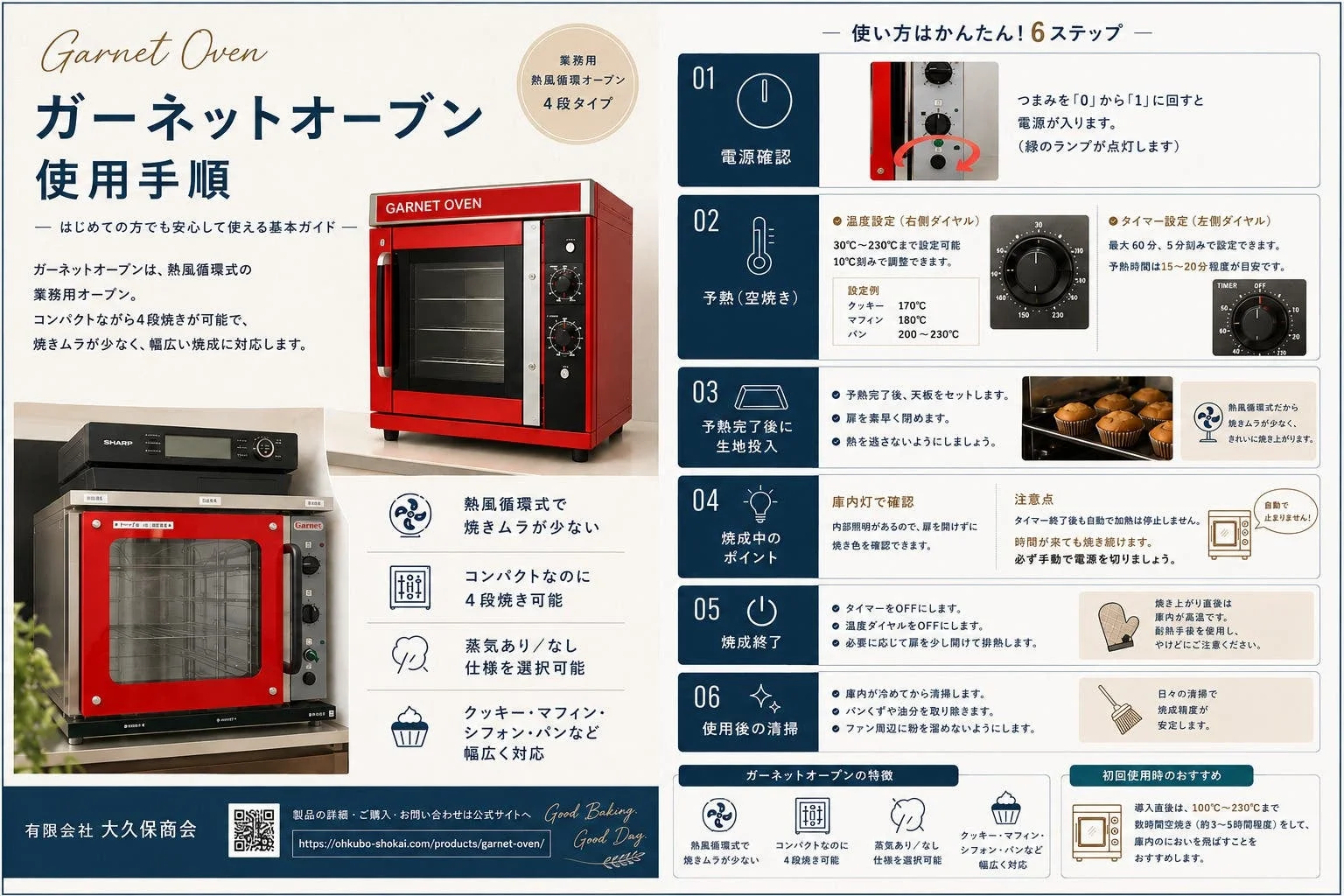 ガーネットオーブン