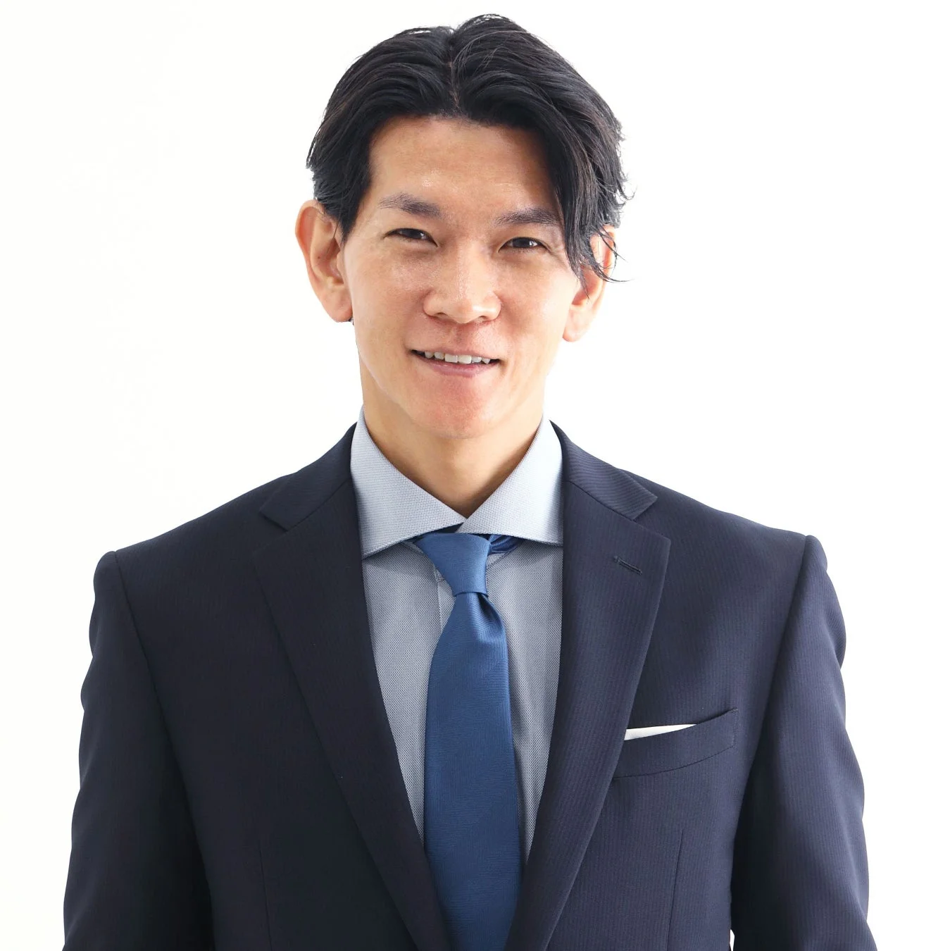 笑顔の男性
