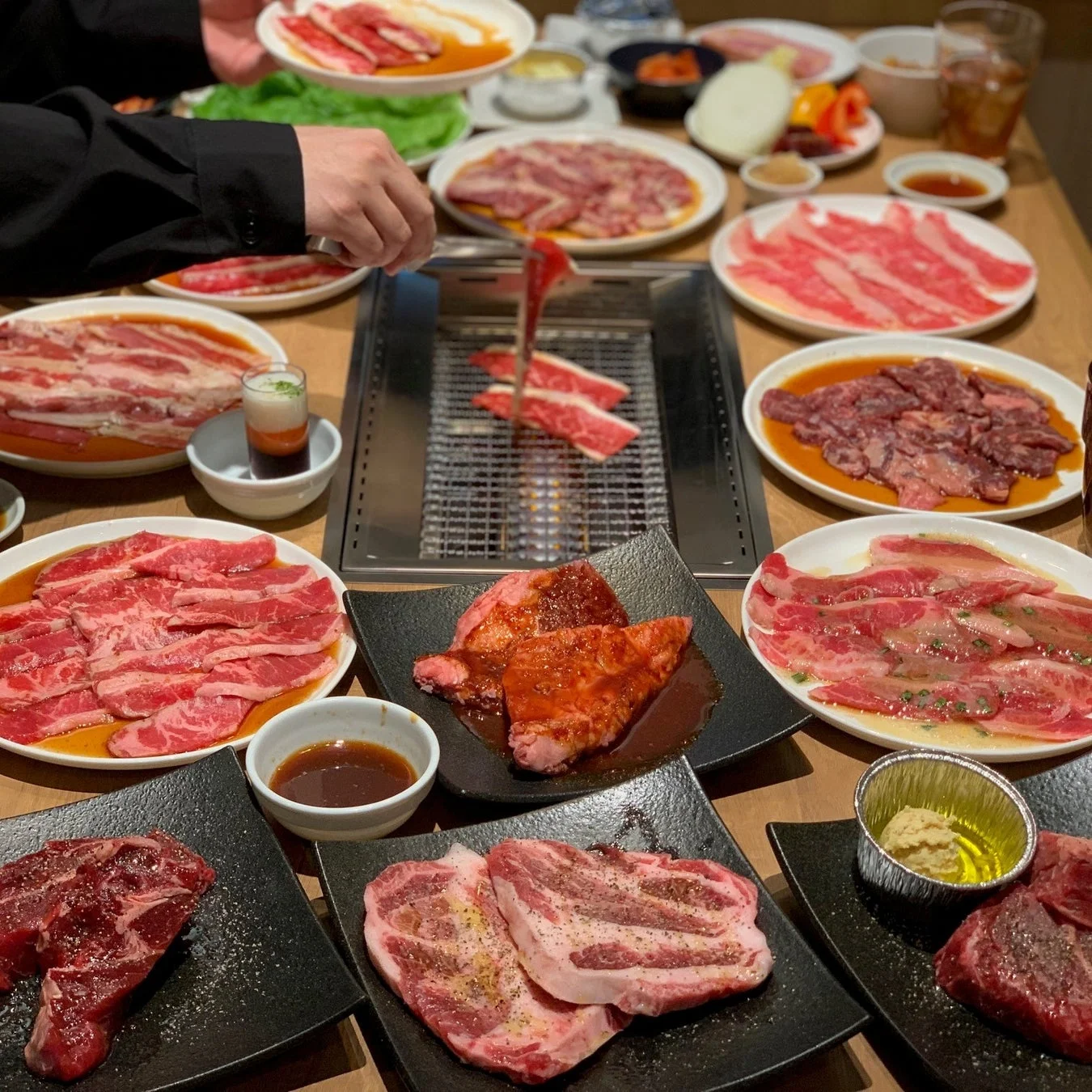 焼肉の様子