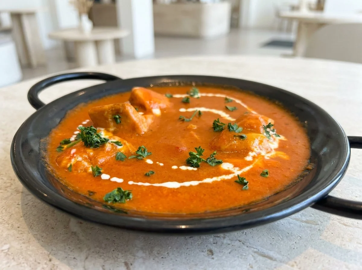 彩り豊かなバターチキンカレー